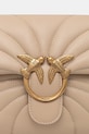 Pinko borsa a mano in pelle beige 100038.A1EX