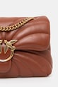 Кожаная сумочка Pinko коричневый 100038.A1EX