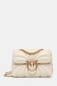 Кожена чанта Pinko щампа бял 100039.A1EX