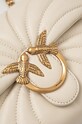 Кожена чанта Pinko бял 100039.A1EX