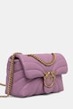 Pinko torebka skórzana 100039.A1EX fioletowy AA00