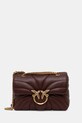 Pinko torebka skórzana bordowy 100039.A1EX
