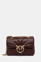 Pinko torebka skórzana bordowy 100039.A1EX