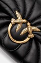 Шкіряна сумочка Pinko чорний 100039.A1EX