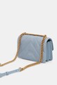 Kožená kabelka Pinko modrá 100074.A1UR