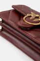 Kožená kabelka Pinko burgundské 100074.A1UR