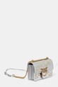 Pinko borsa a mano in pelle 100074.A1YW argento AW24