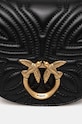 Kožna torba Pinko crna 101969.A1Y8