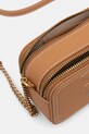 Δερμάτινη τσάντα Pinko 103799.A1LF καφέ