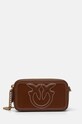 Pinko poseta de piele uni maro 103799.A1LF