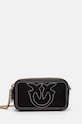 Kožená kabelka Pinko usňová koža čierna 103799.A1LF
