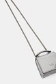 Accesorii Pinko poseta de piele 102740.A1JD argintiu