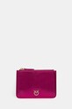 Кожаный кошелек Pinko кожа розовый 102857.A204