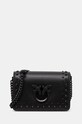 Kožená kabelka Pinko přírodní kůže černá 100067.A20H