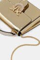 Kožna torba Pinko zlatna 100071.A1JD