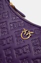 Шкіряна сумочка Pinko фіолетовий 102790.A1YB