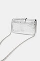 Accesorii Pinko poseta de piele 103838.A1W5 argintiu