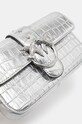 Кожаная сумочка Pinko серебрянный 103838.A1W5