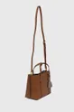 Шкіряна сумочка Tory Burch Perry Triple-Compartment коричневий