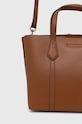 Doplňky Kožená kabelka Tory Burch Perry Triple-Compartment 81928.905 hnědá