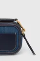 Τσάντα Tory Burch Miller Denim Mini Υφαντικό υλικό, Φυσικό δέρμα