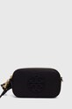 Δερμάτινη τσάντα Tory Burch Miller Mini λείο δέρμα μαύρο 158757.001