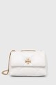 Шкіряна сумочка Tory Burch Kira Diamond Quilt Small лицьова шкіра білий 154706.100