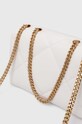 Accesorii Tory Burch poseta de piele Kira Diamond Quilt Small 154706.100 alb