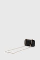 Accesorii Tory Burch poseta de piele Kira Diamond Quilt Mini 154710.001 negru