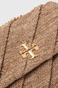 Akcesoria Tory Burch torebka Kira Draped Raffia Small 154828.211 beżowy
