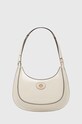 Кожаная сумочка Tory Burch Robinson Spazzolato не вмещает А4 бежевый 154729.704