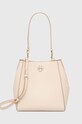 Tory Burch torebka skórzana McGraw skóra licowa beżowy 158499.724
