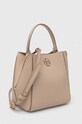 Kožená kabelka Tory Burch McGraw Small 158500.724 béžová AW24