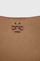 Accesorii Tory Burch poseta de piele McGraw Small 158500.227 maro