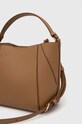 Δερμάτινη τσάντα Tory Burch McGraw Small καφέ 158500.227