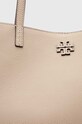 Tory Burch poseta de piele McGraw bej 152221.724