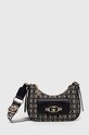 Kabelka Liu Jo vzorovaný čierna AF4032.T9328