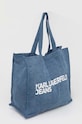 Karl Lagerfeld Jeans torebka jeansowa 245J3052 niebieski AW24