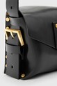 Δερμάτινη τσάντα AllSaints MIRO SATCHEL μαύρο W004XA