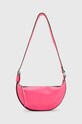 AllSaints poseta de piele HALF MOON uni roz WB720Z