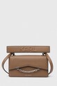 Шкіряна сумочка Karl Lagerfeld аплікація коричневий 245W3028