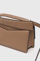 Karl Lagerfeld torebka skórzana brązowy 245W3028