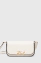 Karl Lagerfeld torebka skórzana nie mieści A4 biały 245W3043