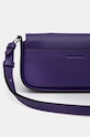 Kožená kabelka Karl Lagerfeld 245W3043 fialová AW24