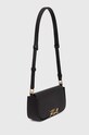Karl Lagerfeld poseta de piele 245W3043 negru AW24
