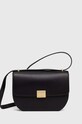 Kožená kabelka Karl Lagerfeld usňová koža čierna 245W3056