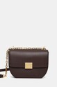 Kožená kabelka Karl Lagerfeld hnedá 245W3057