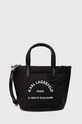 Kabelka Karl Lagerfeld potlač čierna 245W3069