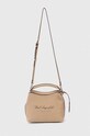 Karl Lagerfeld bőr táska 245W3074 bézs AW24