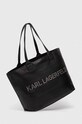Karl Lagerfeld torebka skórzana 245W3086 czarny AW24